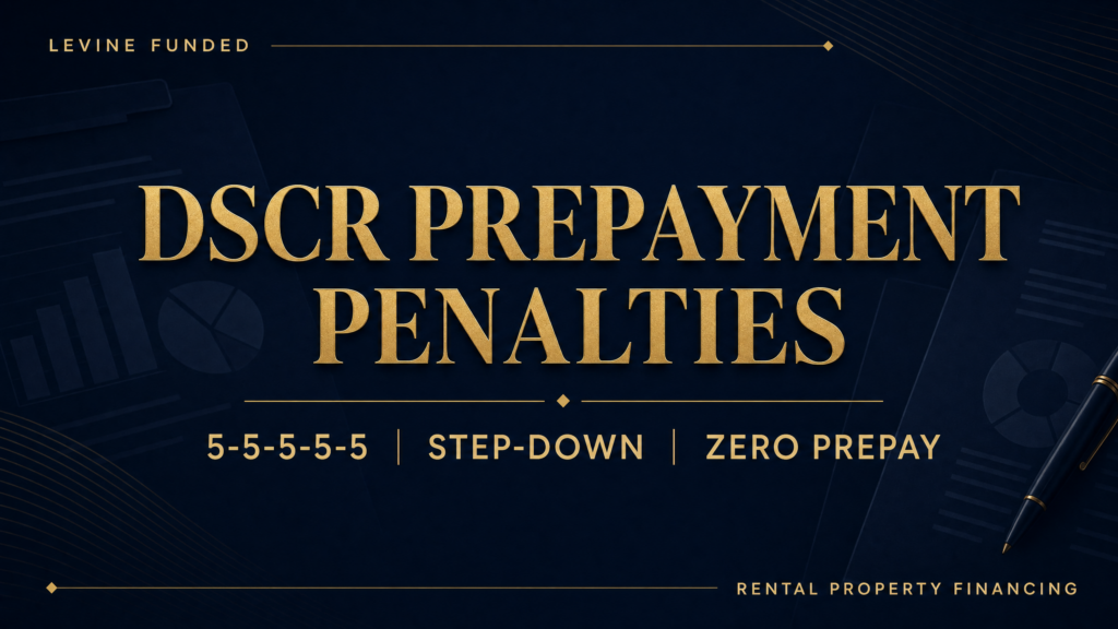 DSCR Prepayment Penalties | Levine Funded