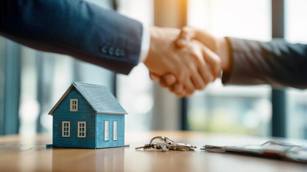 Real Estate Investment Success Handshake